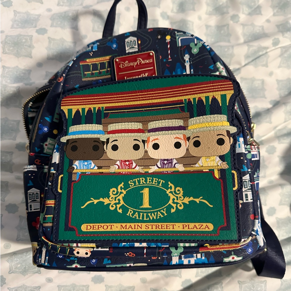 Disney Parks Loungefly Dapper Dans Main Street Backpack